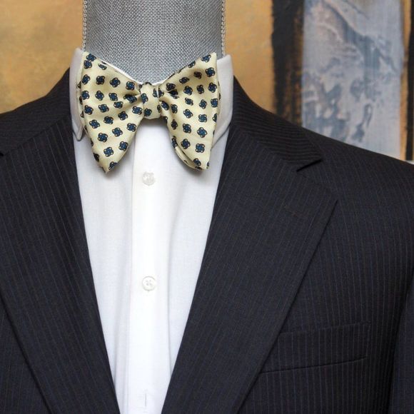 40L Jos A Bank Signature Men's Blazer Jacket Dark Grey Charcoal Striped C070604 - Picture 6 of 12